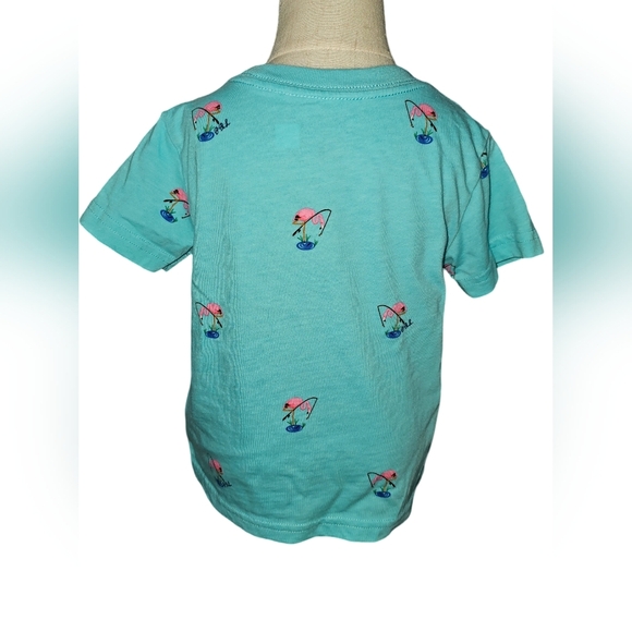 Ralph Lauren Toddler Boys Flamingo Print Cotton Jersey T-Shirt Sz 2T EUC - Picture 4 of 8